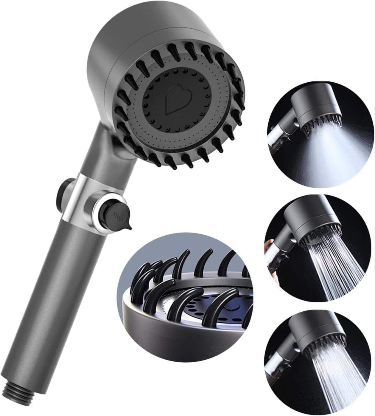 3 Modes Shower Head