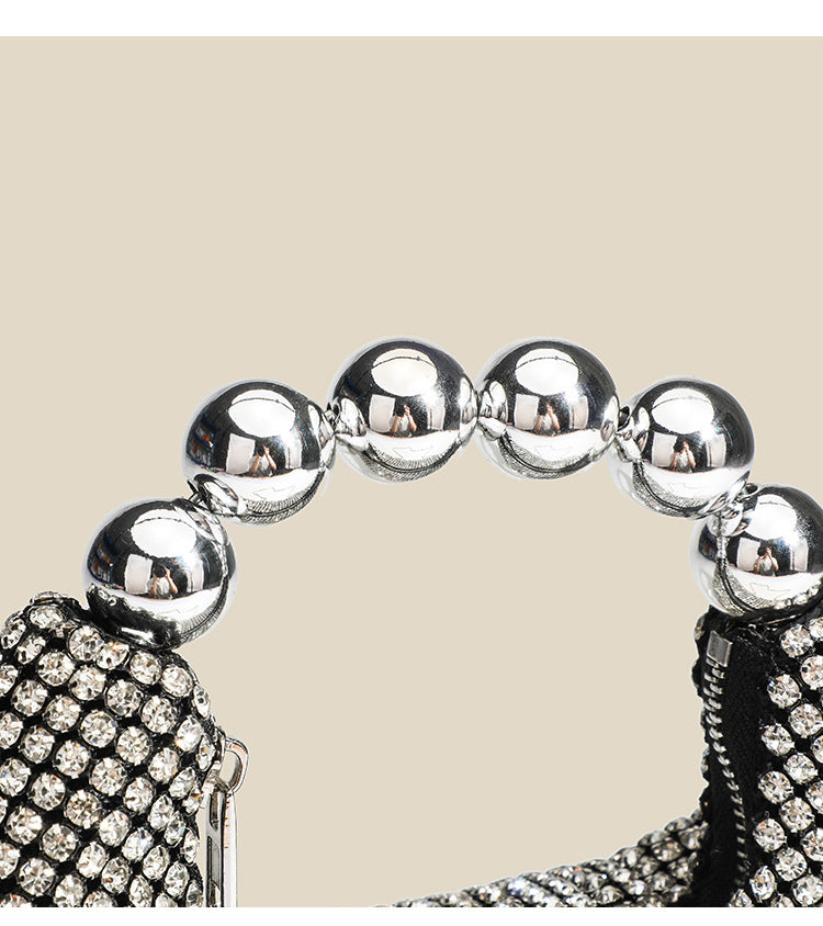 Shiny Rhinestone Clutch Chain Dinner Bag