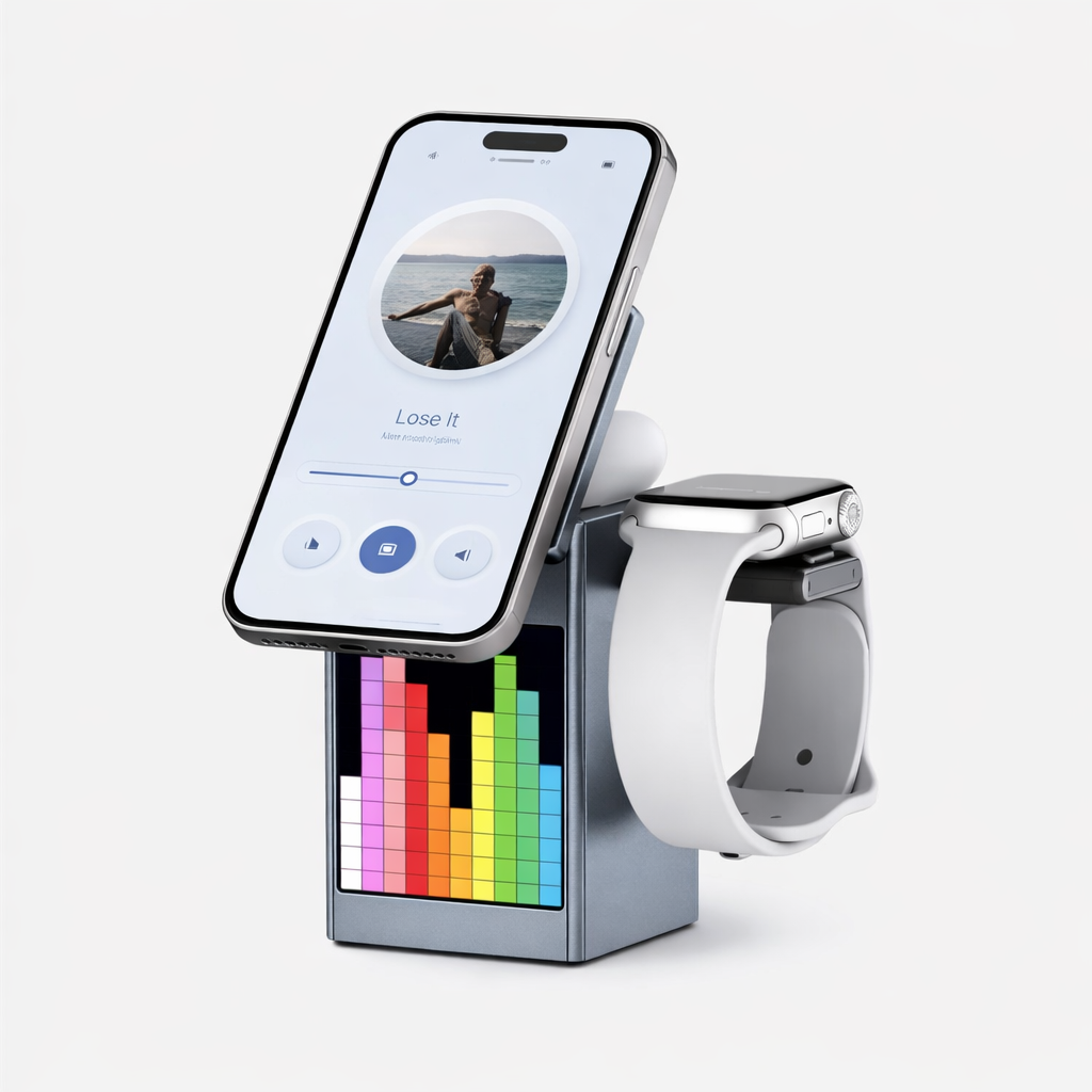 Bluetooth Speaker with Wireless Charger ©