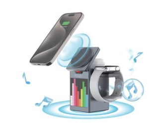 Bluetooth Speaker with Wireless Charger ©