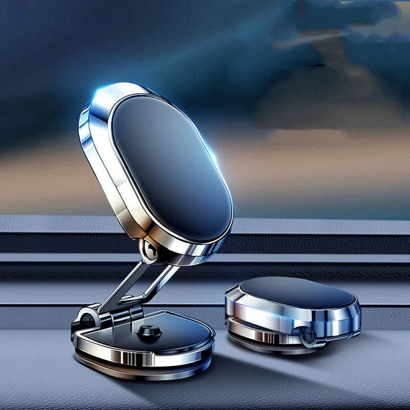 Car Folding Magnetic Phone Holder – 360° Rotation