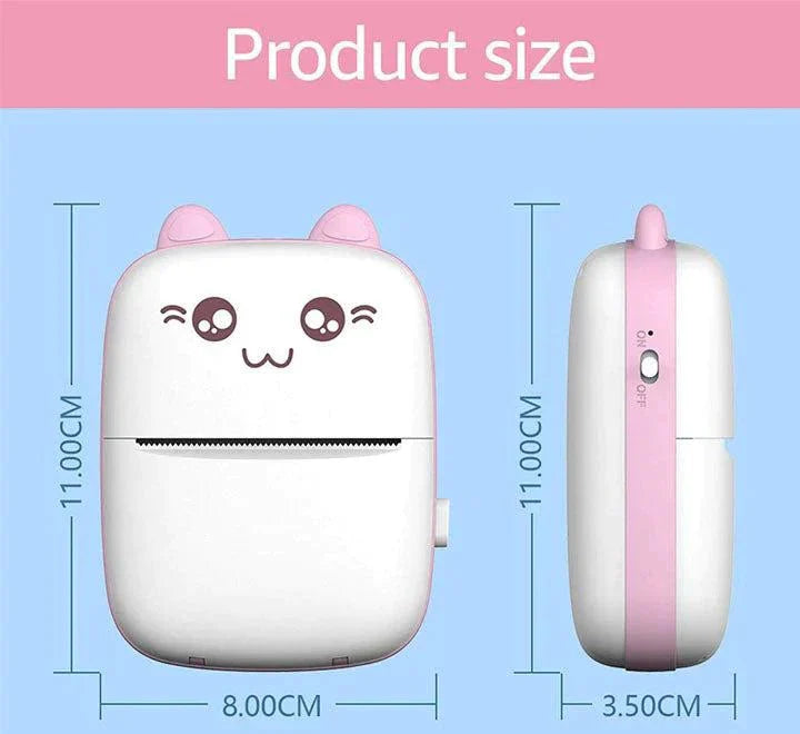 Portable Mini Pocket Printer – Bluetooth Thermal Printer | طابعة جيب صغيرة محمولة – طابعة حرارية بتقنية البلوتوث