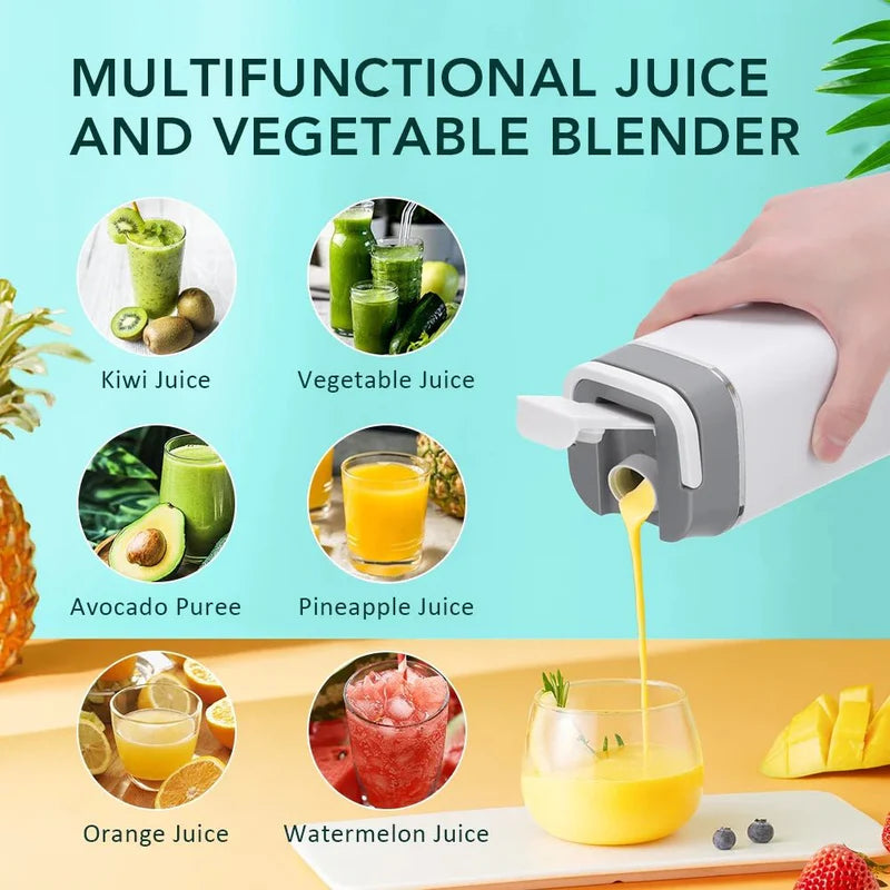 Portable Rechargeable Blender Bottle – 420 ML (HS-880) 🥤⚡